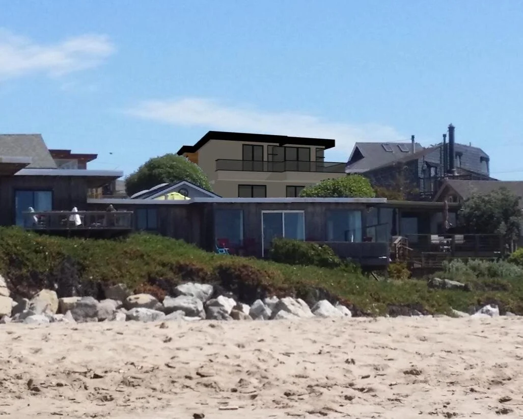  3D model placed in landscape for Coastal App. 