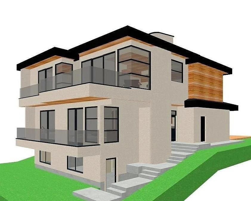  Ocean view side 3D rendering 