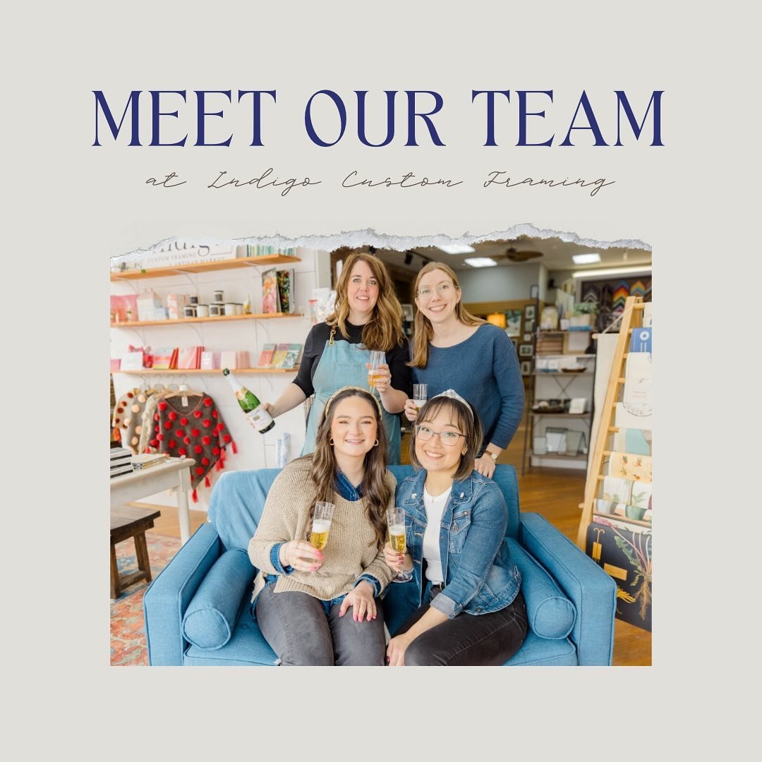 It&rsquo;s about time for some formal introductions!
Meet our team! We are all so happy to help you find the perfect creative framing solution. 
We look forward to working with you!

@sydney.creates
@nicoledavenportstudio 
@kimeikeo 

#indigocustomfr