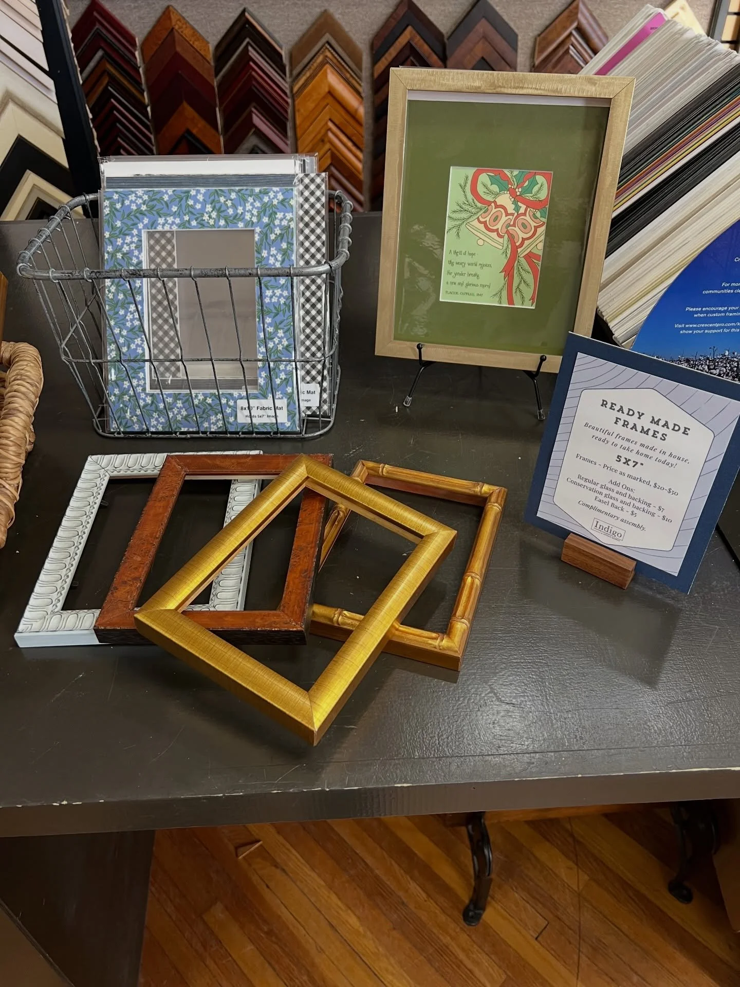 We&rsquo;re past the custom framing deadline for Christmas, but we have a great selection of quality readymade frames in standard 8x10&rdquo; and 5x7&rdquo; sizes available! Pop in with your project and we can help you select the perfect frame and as