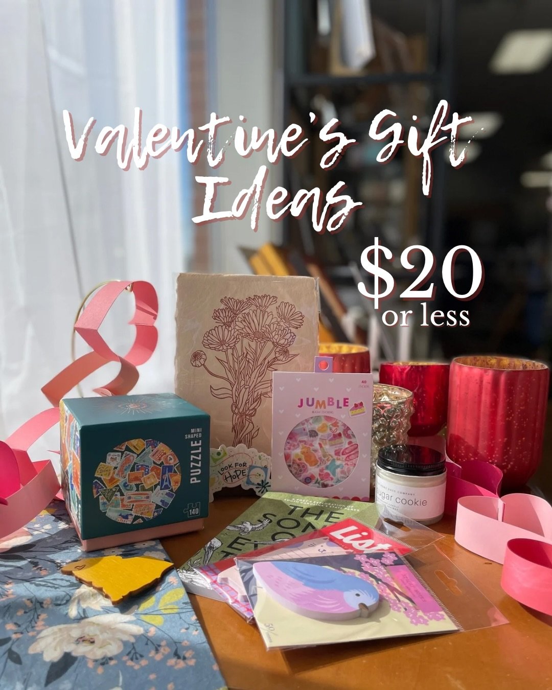 Need Valentine&rsquo;s gift ideas for $20 or less? We have you covered! 💝💕 

#indigocustomframing #vday #giftideas
