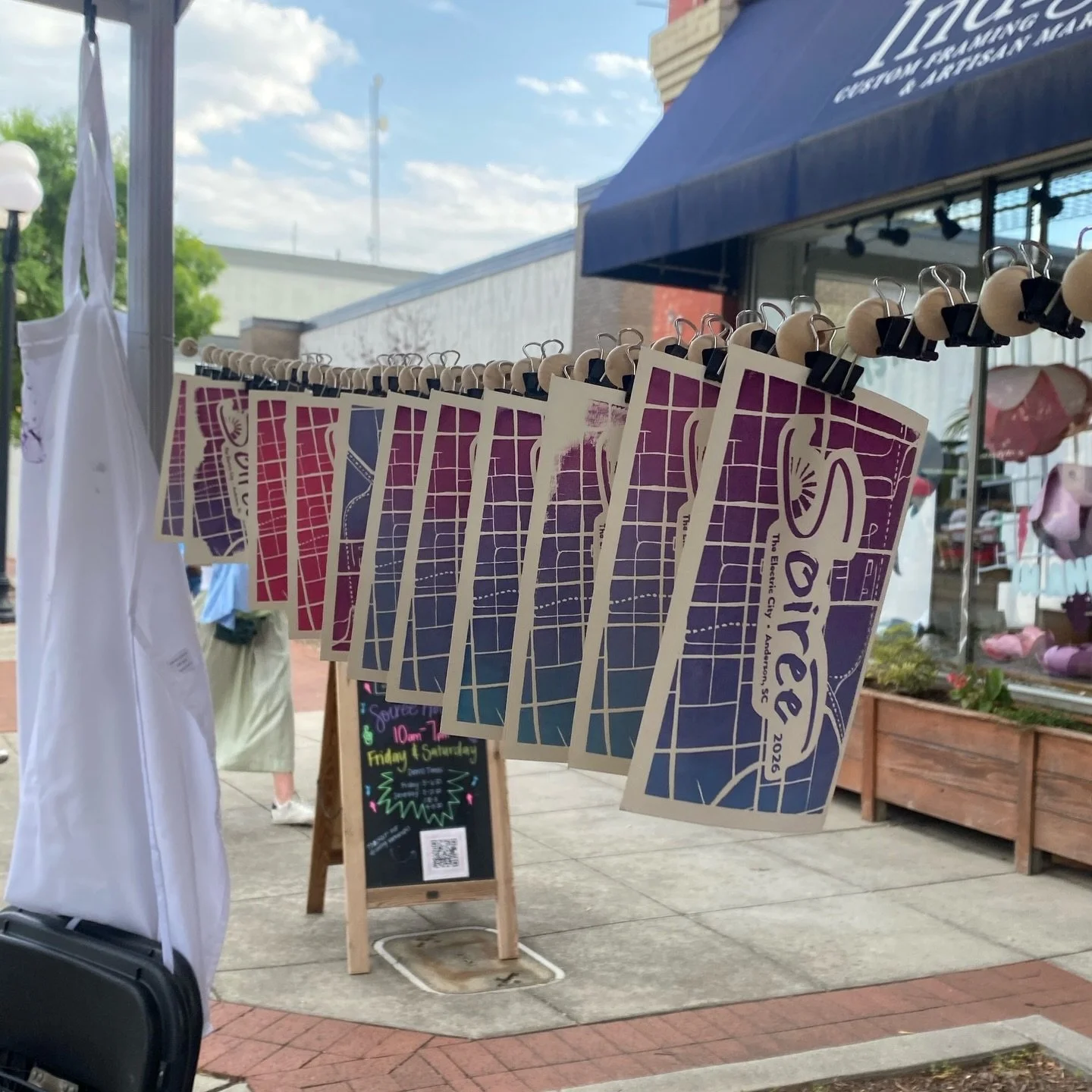 Day one of the Soir&eacute;e was a blast! Let&rsquo;s do it again! 

Print with us again today from 11-12:30,1:30-3, and 4-5:30!