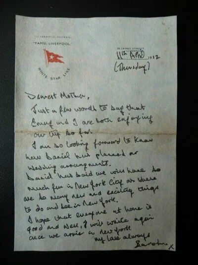Sarah Roth letter