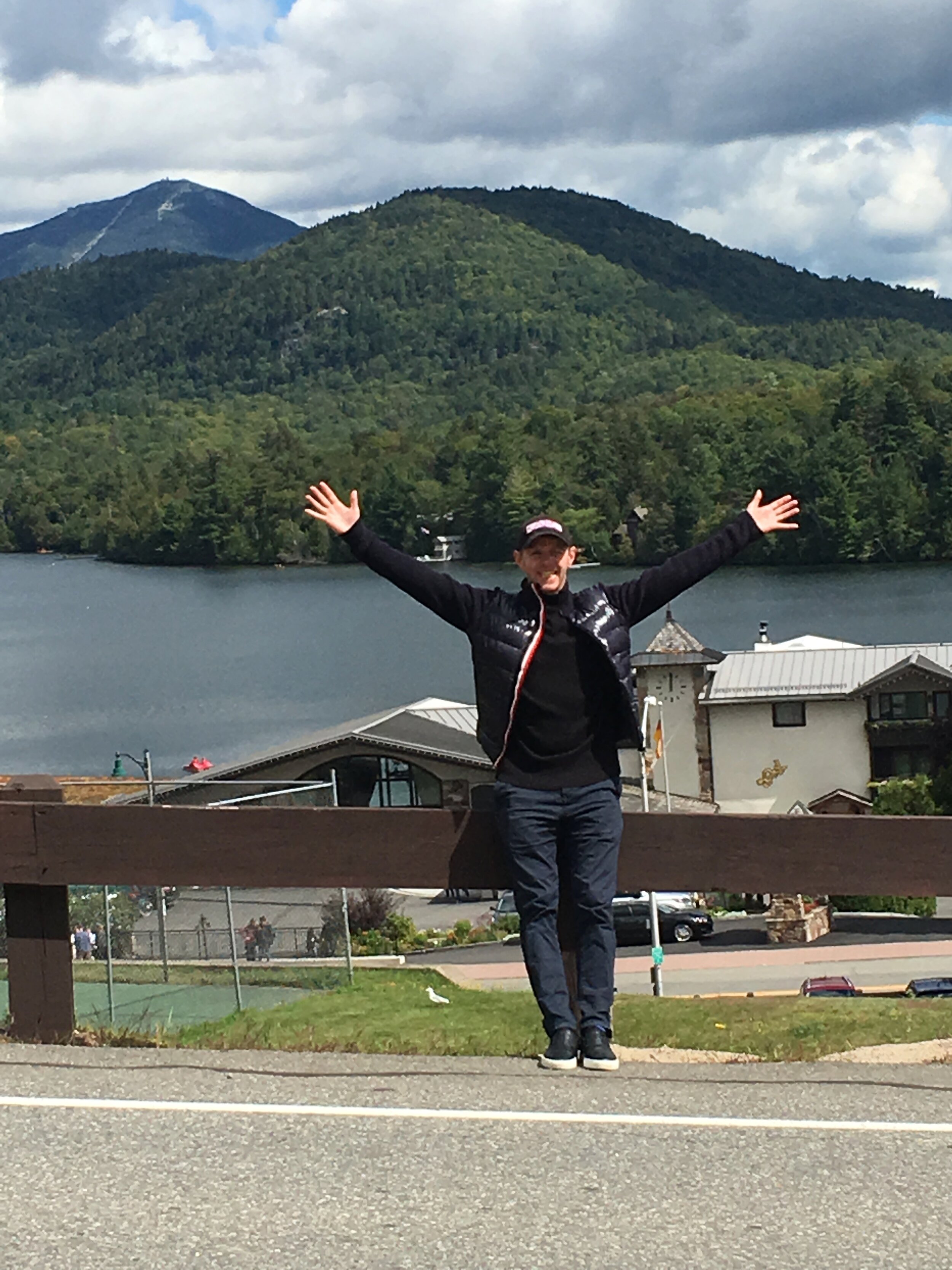  Neil enjoying some sunshine at the ISU JGP Lake Placid! 