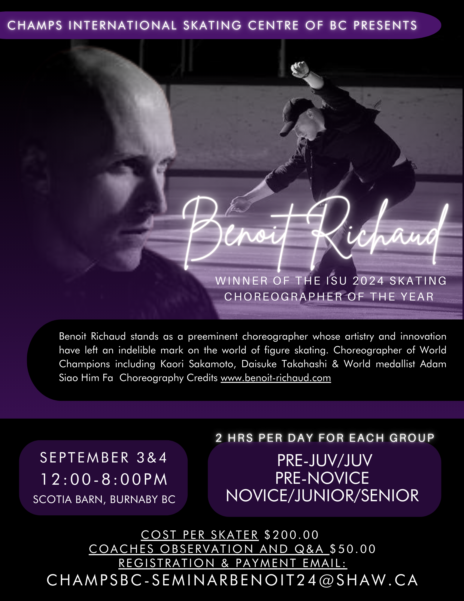 Champs International Seminar with Benoit Richaud