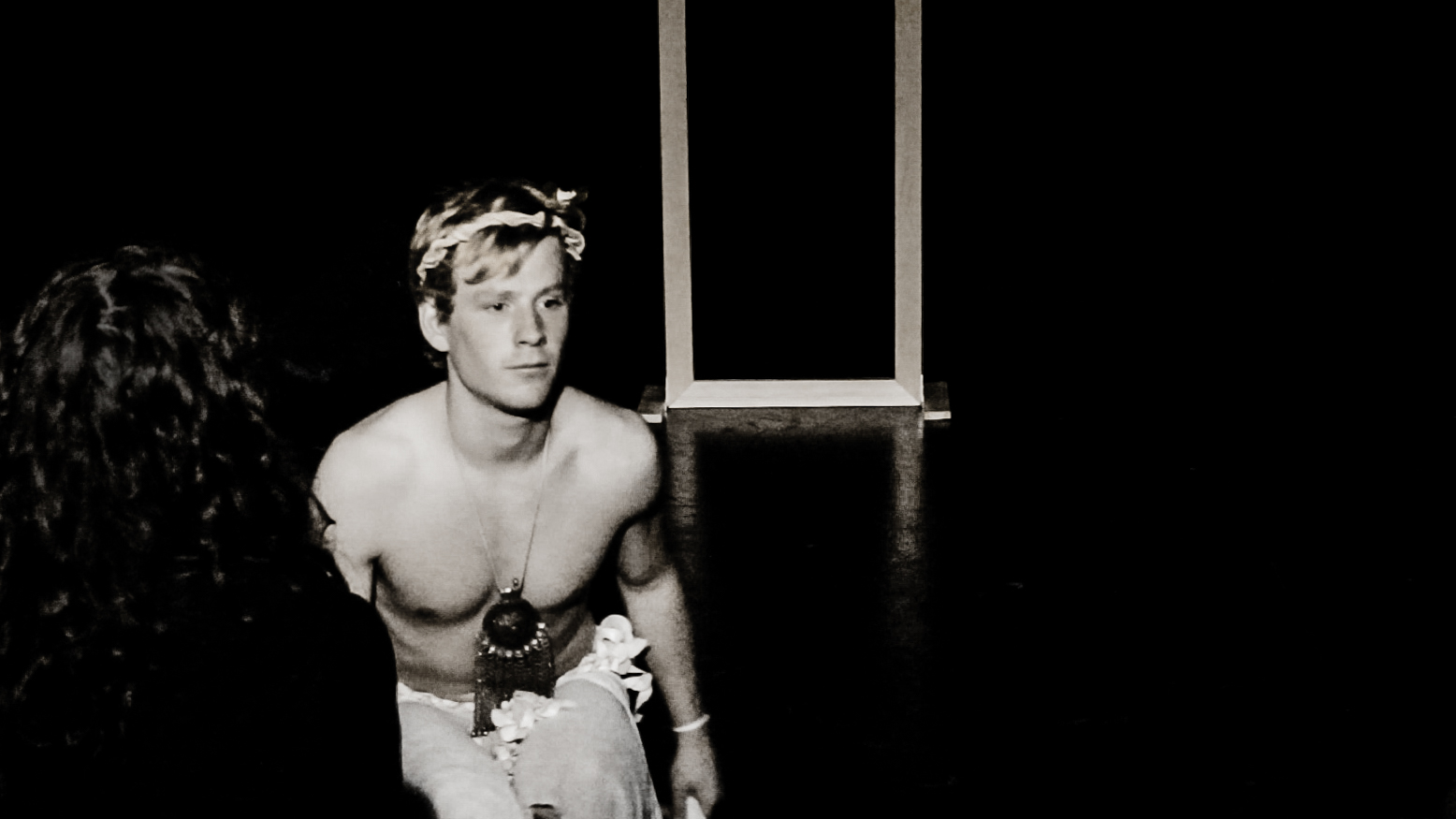 LUCIANI’S ABSOLUTE THEATER TRIPTYCH Dash Barber as Casey Screenshot from video shot by Phil Fortin