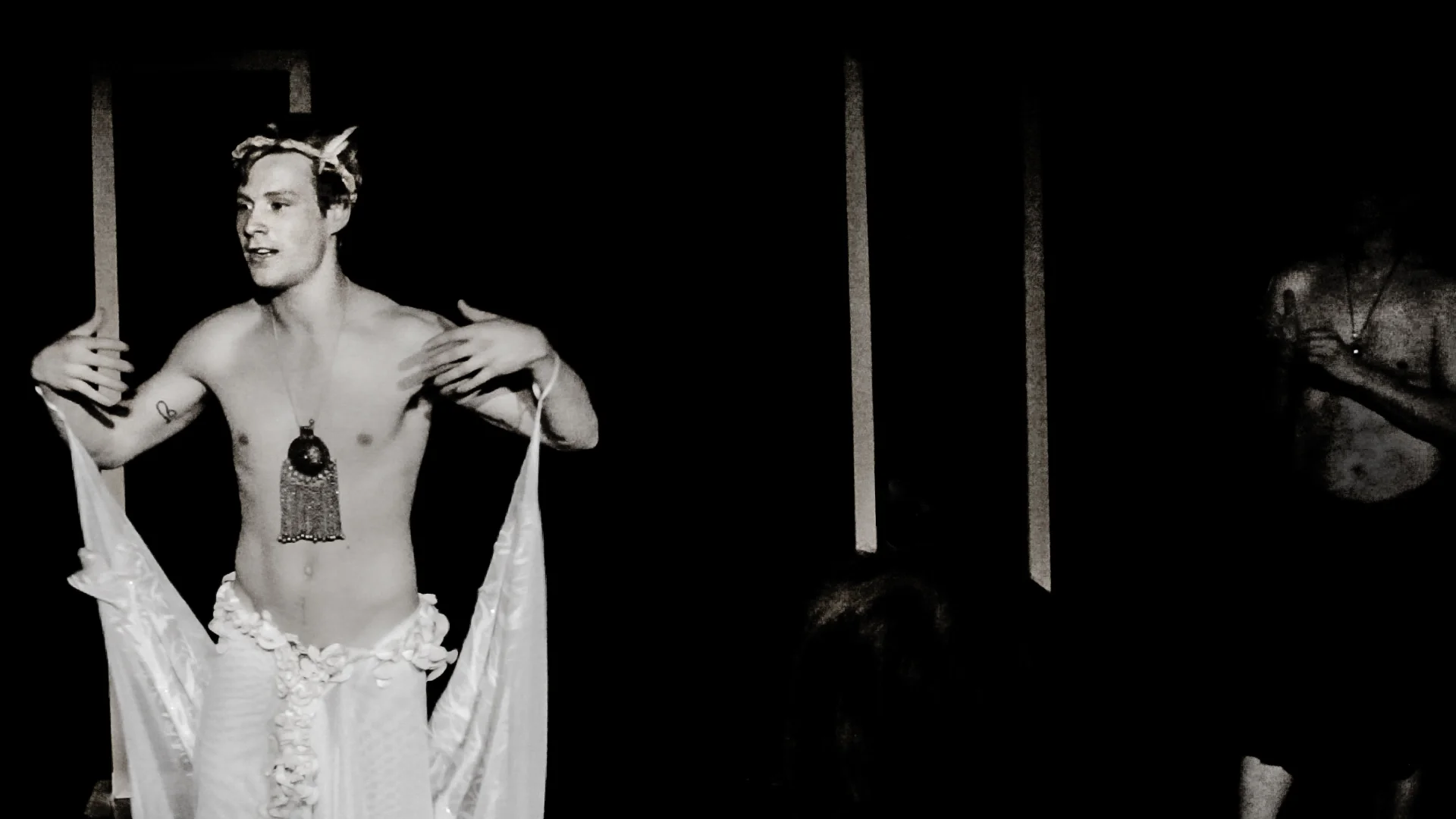 LUCIANI’S ABSOLUTE THEATER TRIPTYCH Dash Barber as CASEY Screenshot from video shot by Phil Fortin