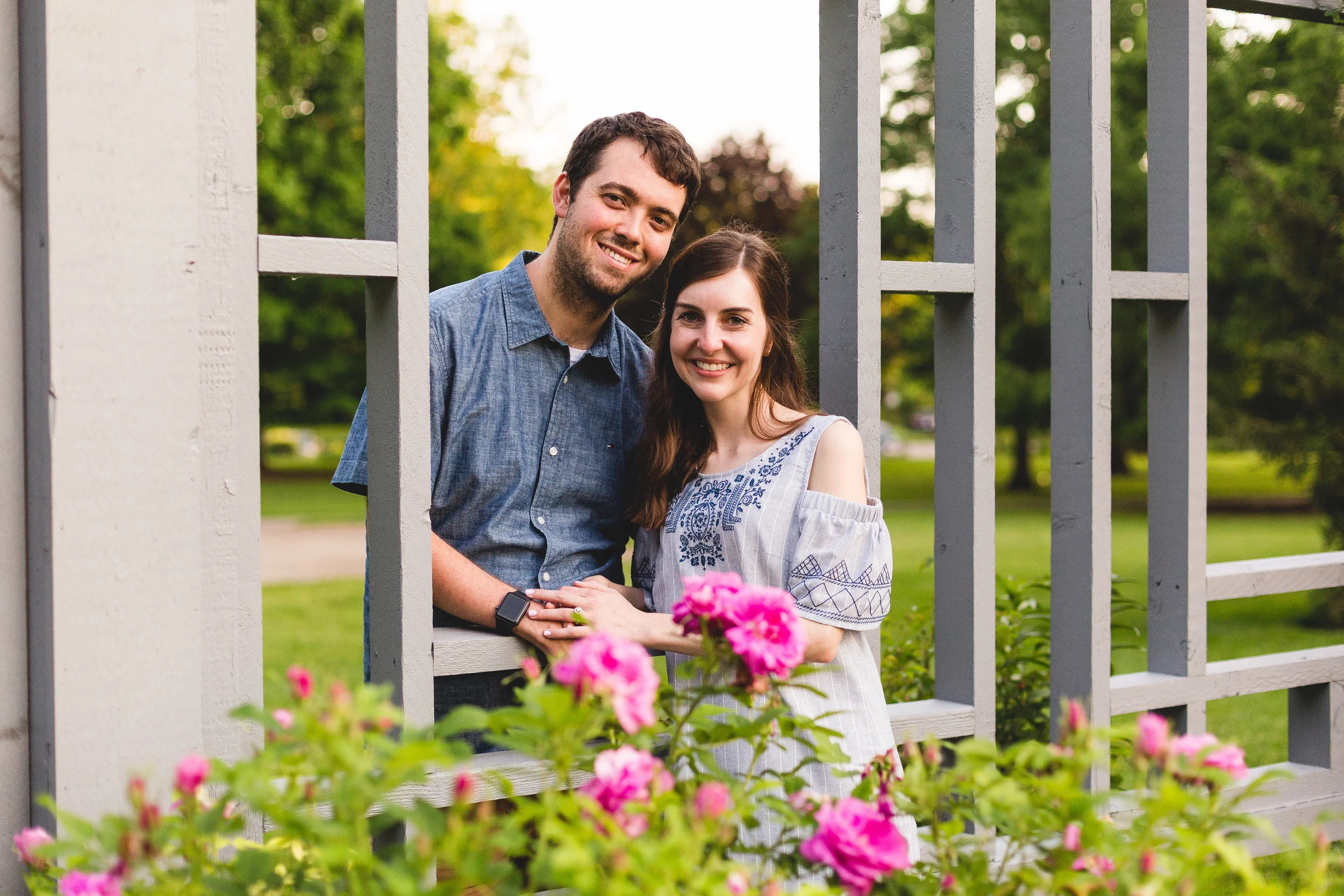 Jennifer Nate An Engagement Session Westerville Ohio