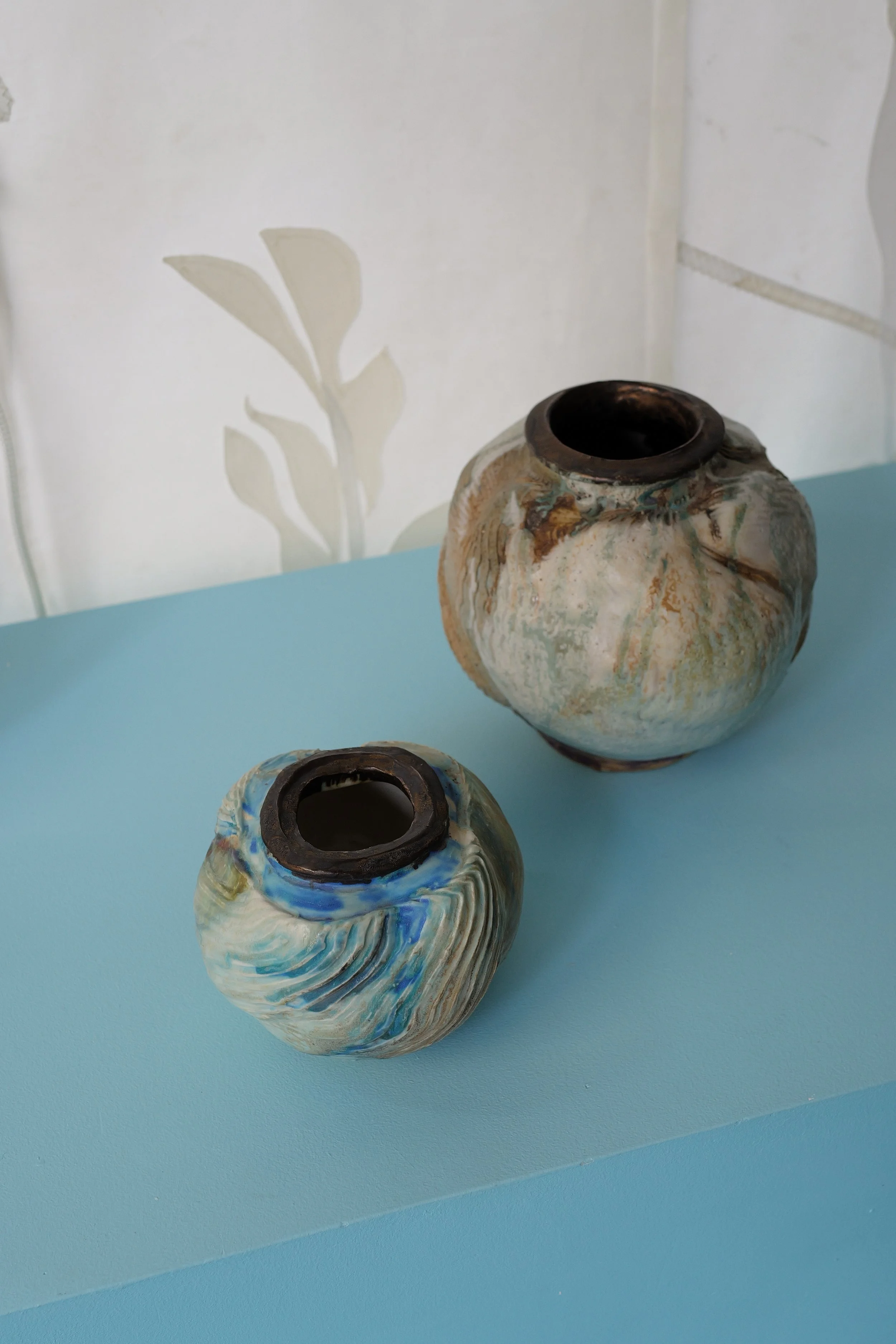 Vase boule porcelaine Sybesma