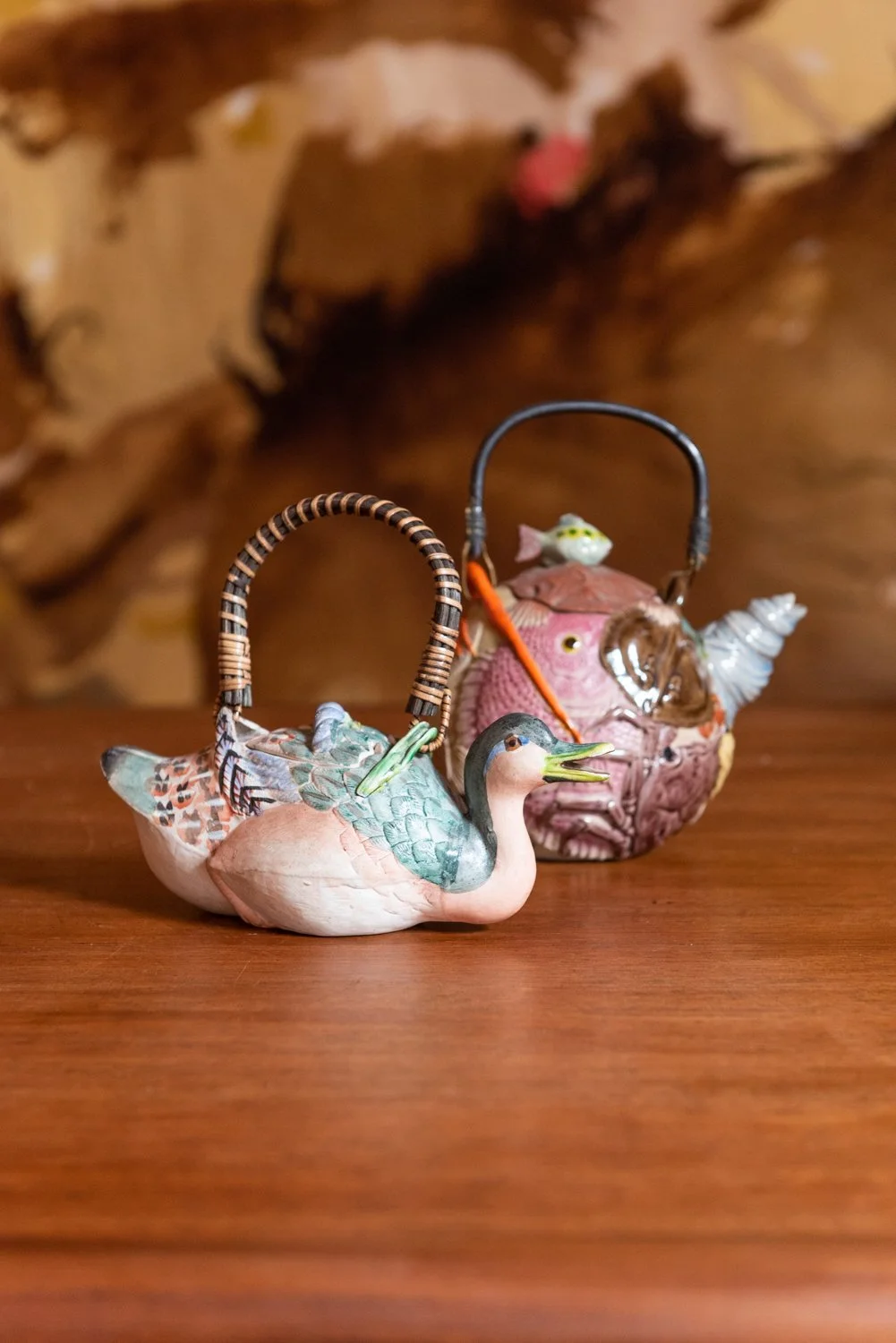 Théière canard, Banko