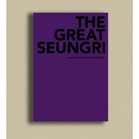  SEUNGRI FIRST SOLO ALBUM [THE GREAT SEUNGRI] MAKING COLLECTION (LIMITED EDITION)