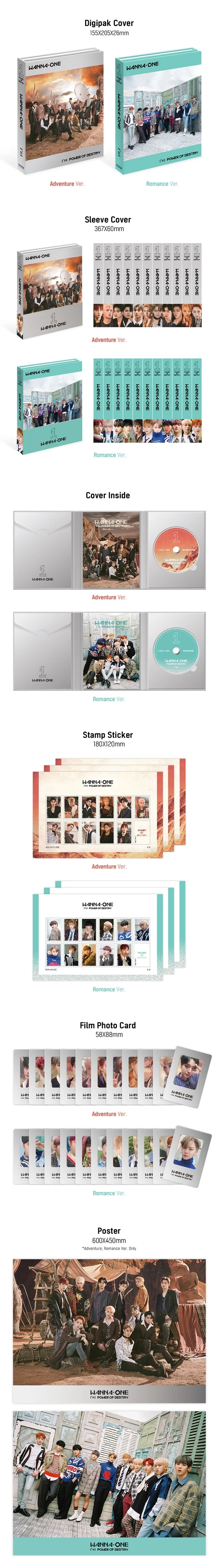 WANNA ONE – VOL.1 [1¹¹=1 (POWER OF DESTINY)] — Dumber Studios