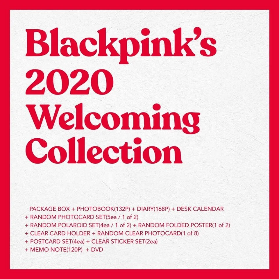 BLACKPINK 2020 WELCOMING COLLECTION — Dumber Studios