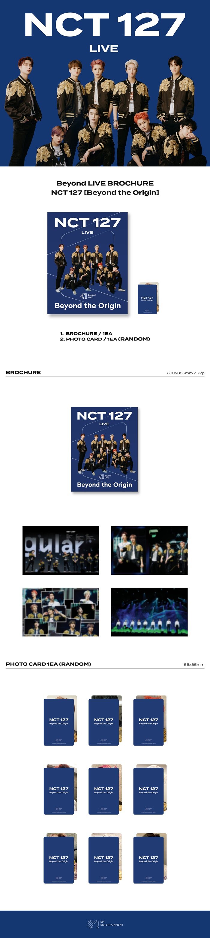 NCT 127 - BEYOND THE ORIGIN: BEYOND LIVE BROCHURE PHOTOBOOK