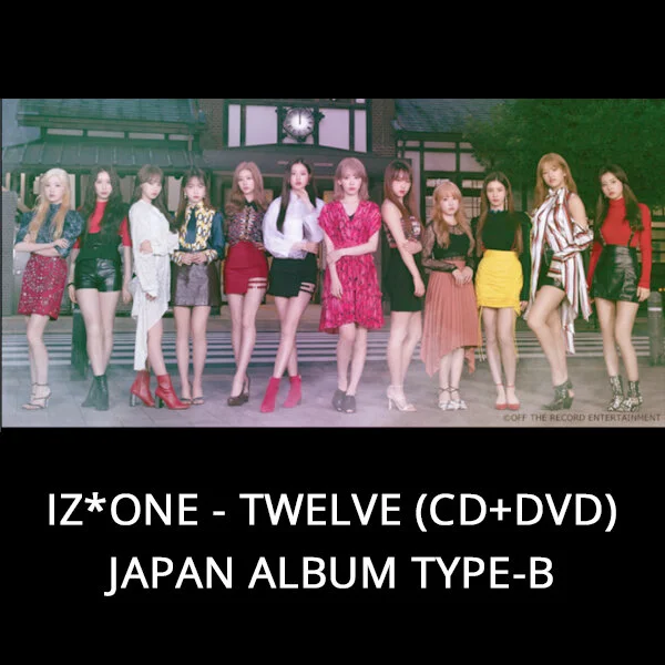  IZ*ONE IZONE - TWELVE (CD+DVD) JAPAN ALBUM