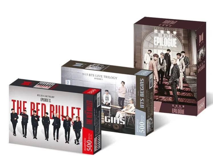 BTS - Jigsaw Puzzle World Tour Poster (Red Bullet, 화양연화, Begins)