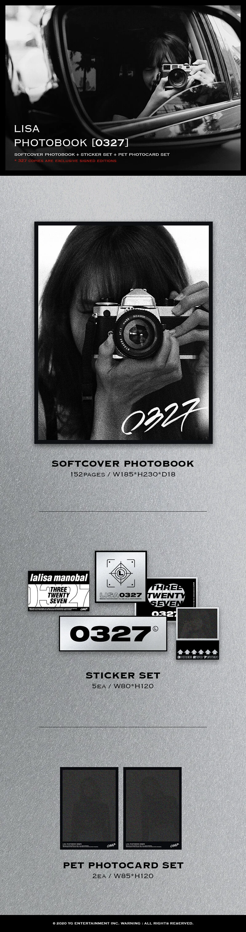 BLACKPINK : LISA - LISA PHOTOBOOK [0327] LIMITED EDITION — Dumber 
