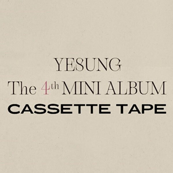 YESUNG - Mini Album Vol.4 (Cassette Tape Ver.) (first press Limited Edition)