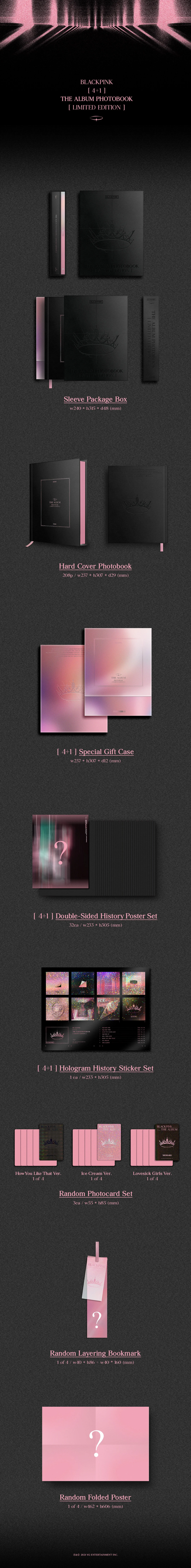 BLACKPINK [4+1] THE ALBUM PHOTOBOOK [LIMITED EDITION] — Dumber Studios