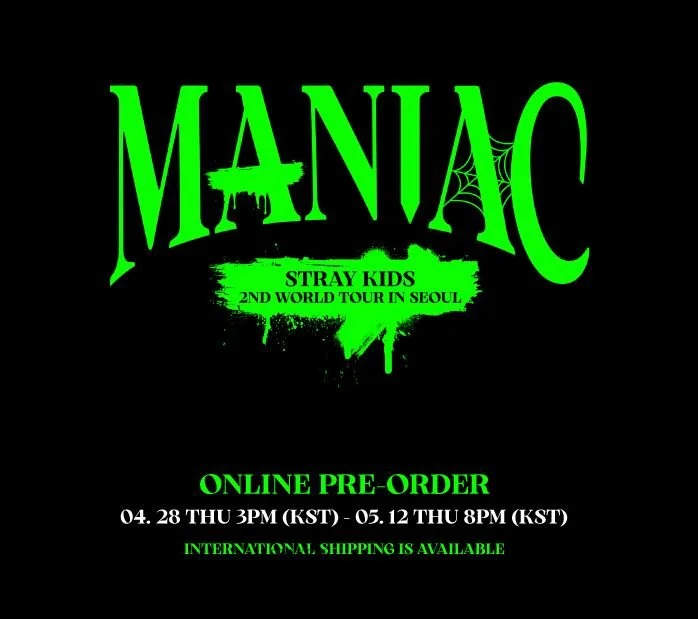 Stray Kids 2nd World Tour “MANIAC” in Seoul Official MD