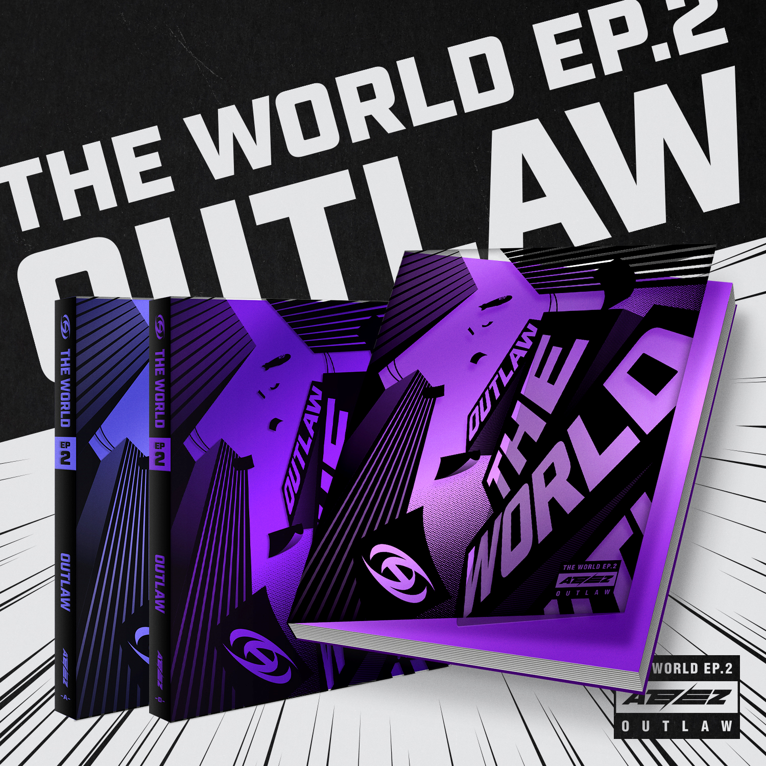 Official preorder ATEEZ - 9th Mini Album [THE WORLD EP.2 : OUTLAW