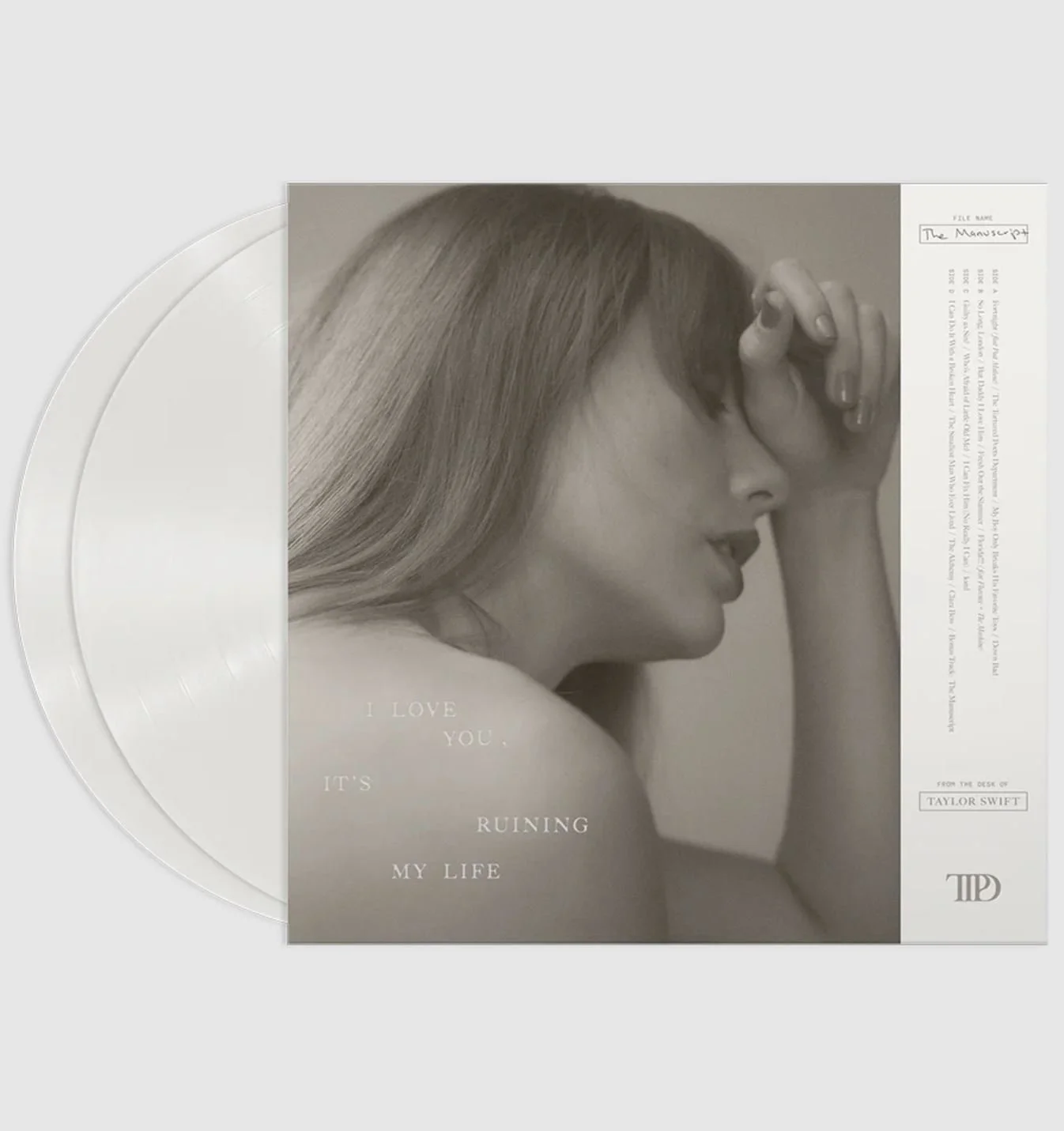 Taylor Swift The Tortured Poets Department Vinyl + Bonus Track "The Manuscript"