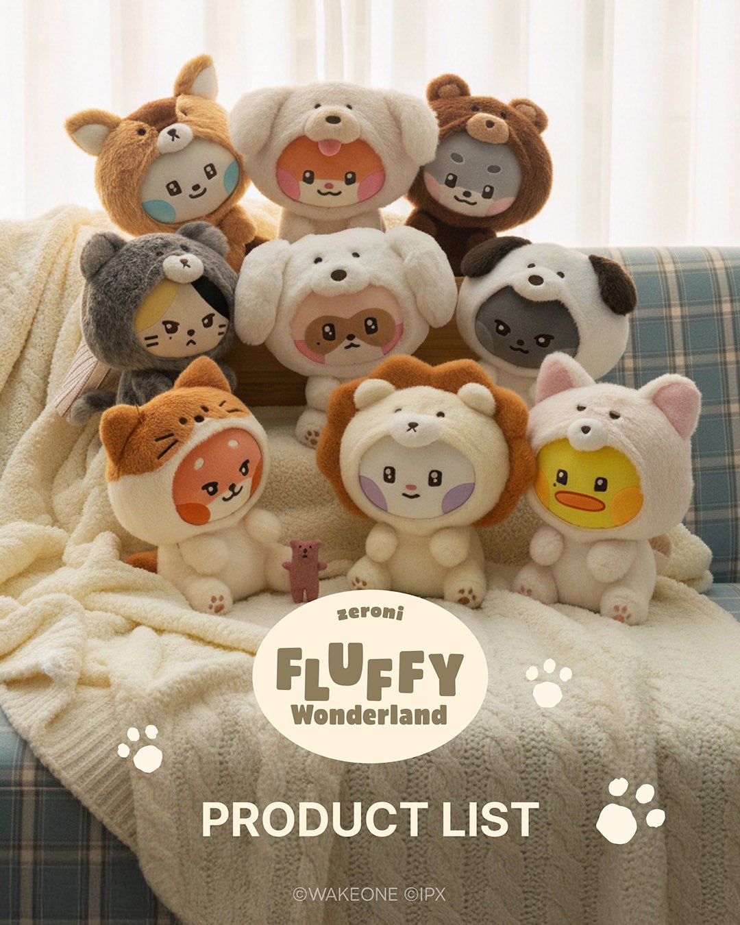 Official md preorder ZEROBASEONE zeroni FLUFFY Wonderland Pop-up