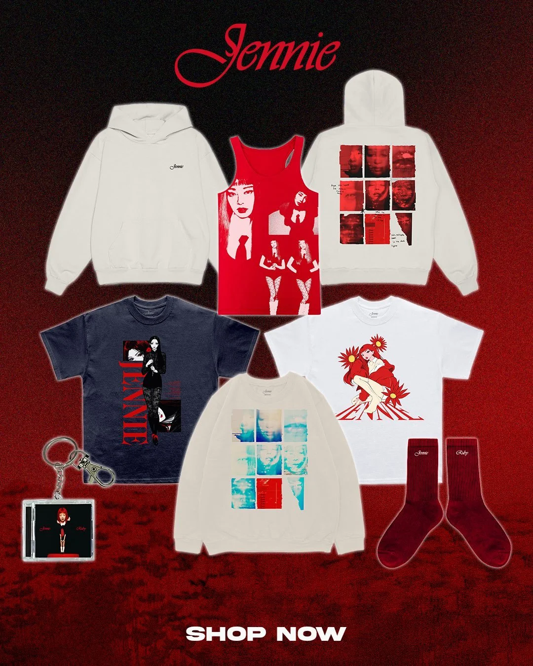 JENNIE Ruby Summer Collection Official Merch