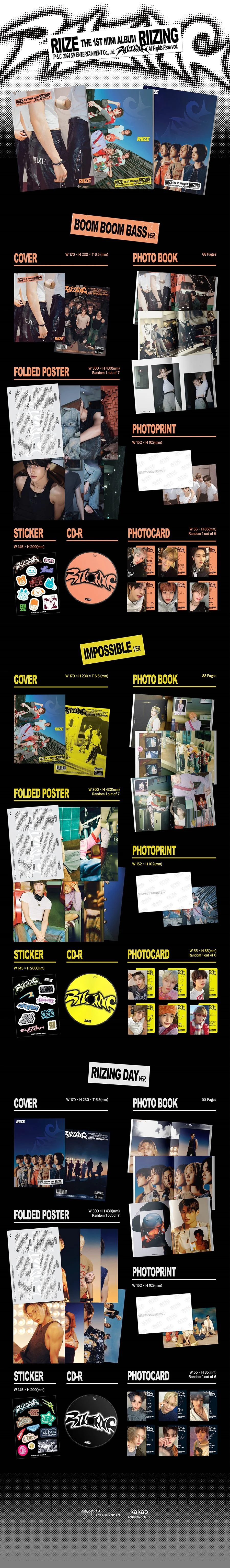 RIIZE 1st Mini Album - RIIZING (Photobook Ver.) – Choice Music LA
