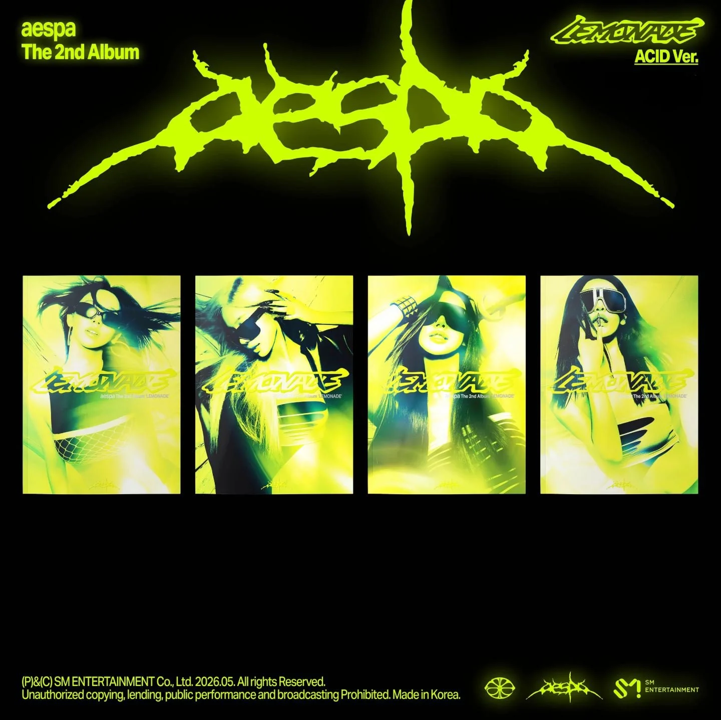 aespa 2nd Studio Album: LEMONADE [ACID version]