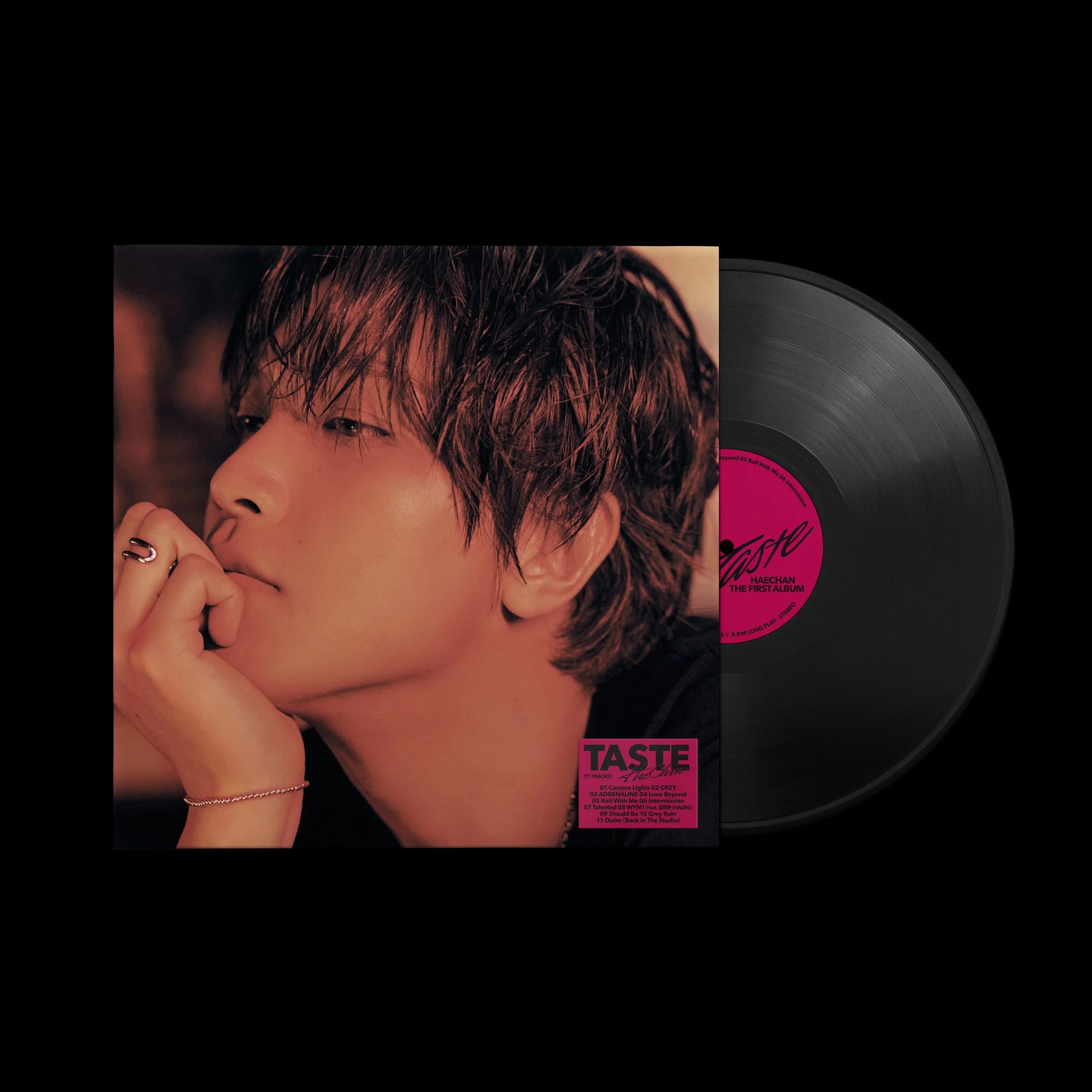 taste 1st album uk original 583042 美品 LP Official preorder HAECHAN 1st Album [TASTE] LP — Dumber Studios