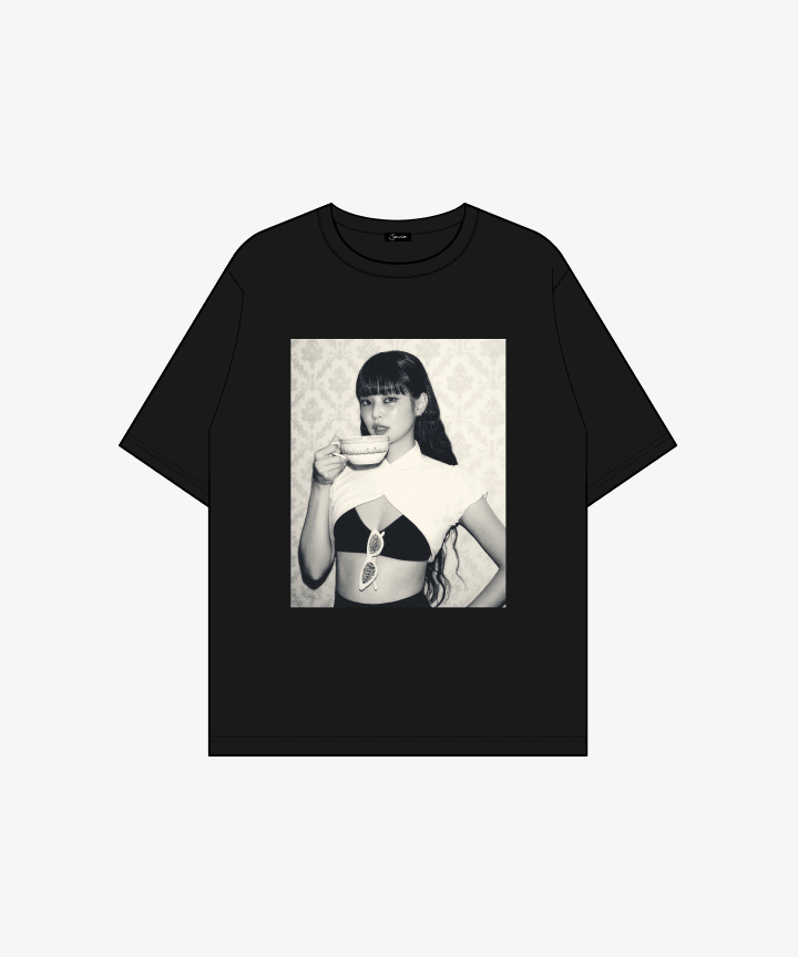アイドル Mantra Oversized T-shirt (Black) jennie Official preorder JENNIE [Mantra] Oversized T-shirt (Black