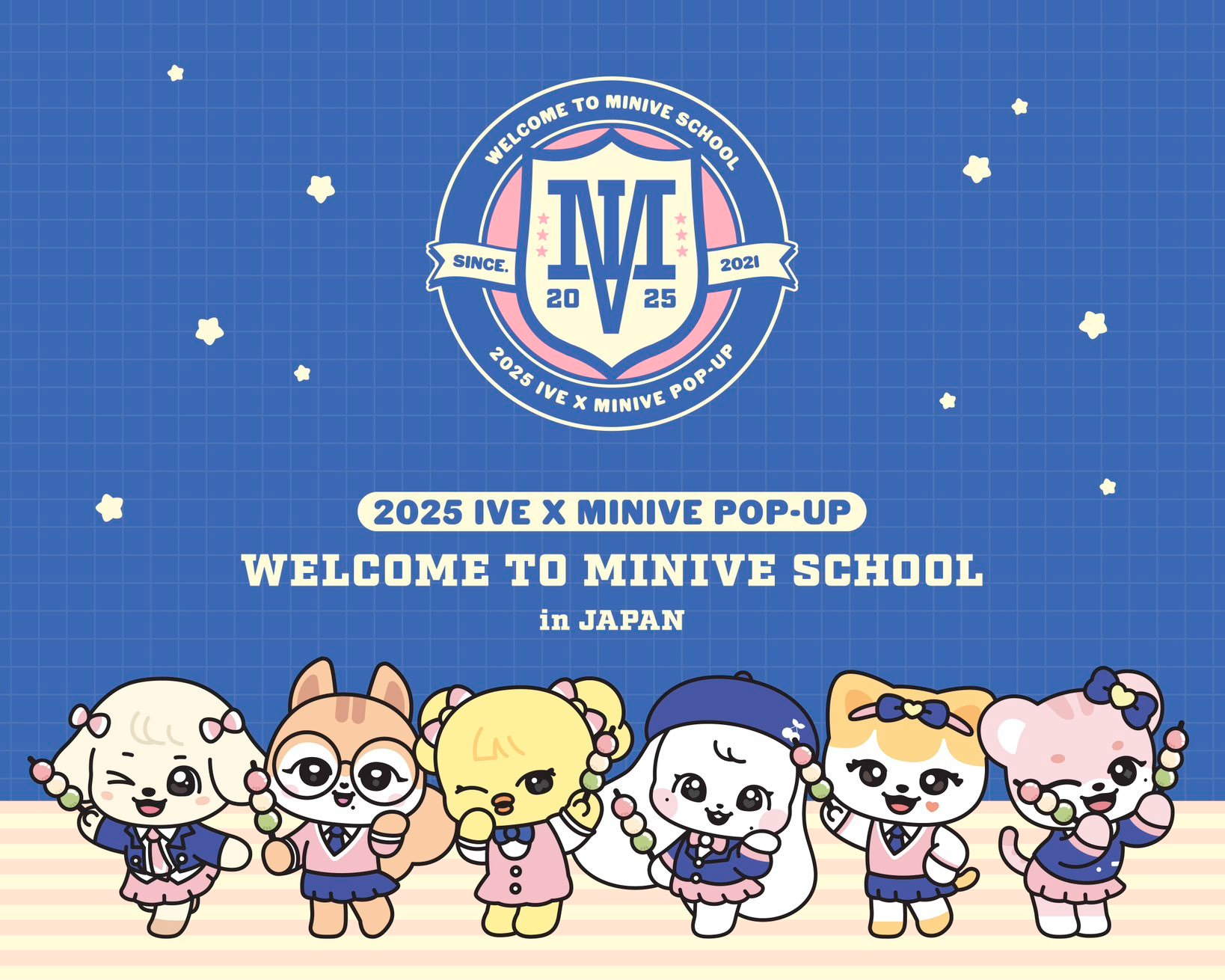 ive minive school popup ガウル ダリ Official preorder IVE x MINIVE POP-UP STORE 'MINIVE SCHOOL