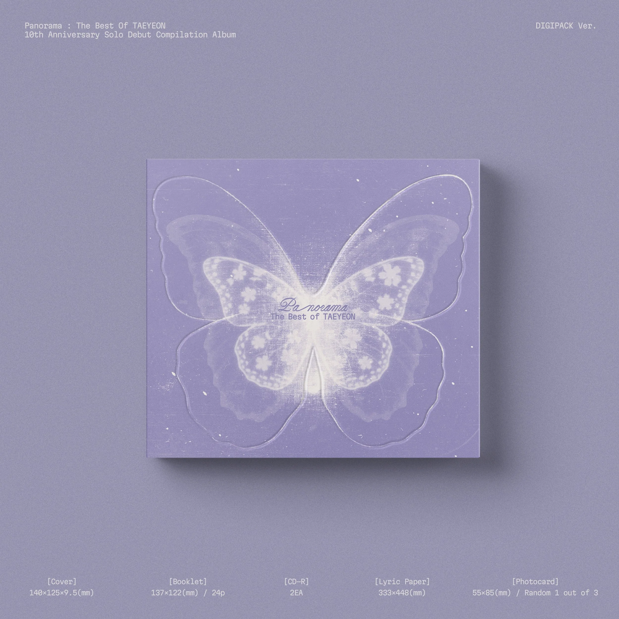 Taeyeon [Panorama: The Best of TAEYEON] (DIGIPACK Version)