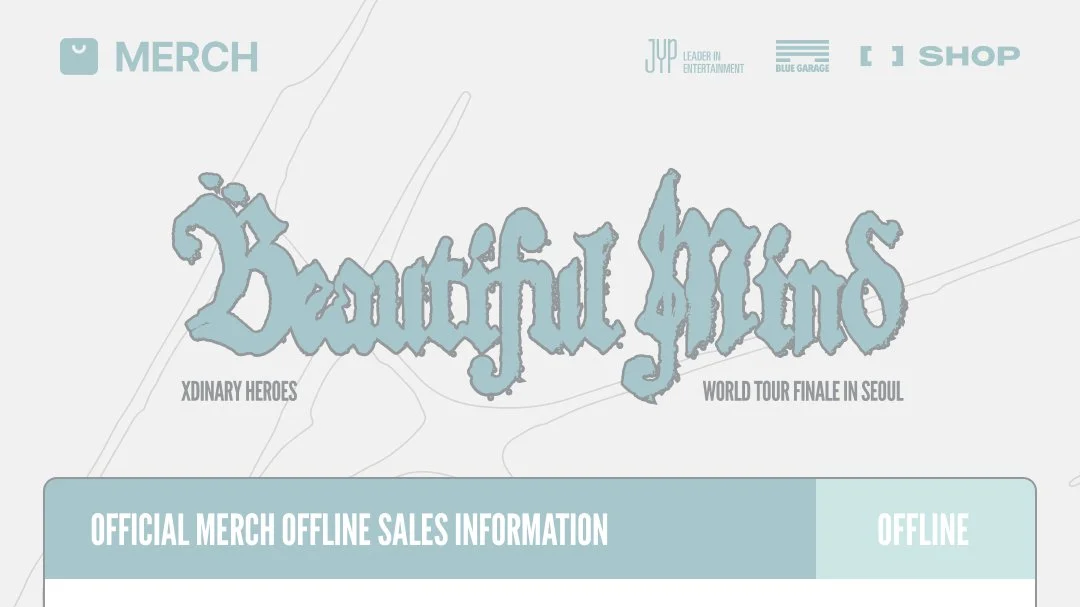 Xdinary Heroes <Beautiful Mind> World Tour FINALE in SEOUL OFFICIAL MD