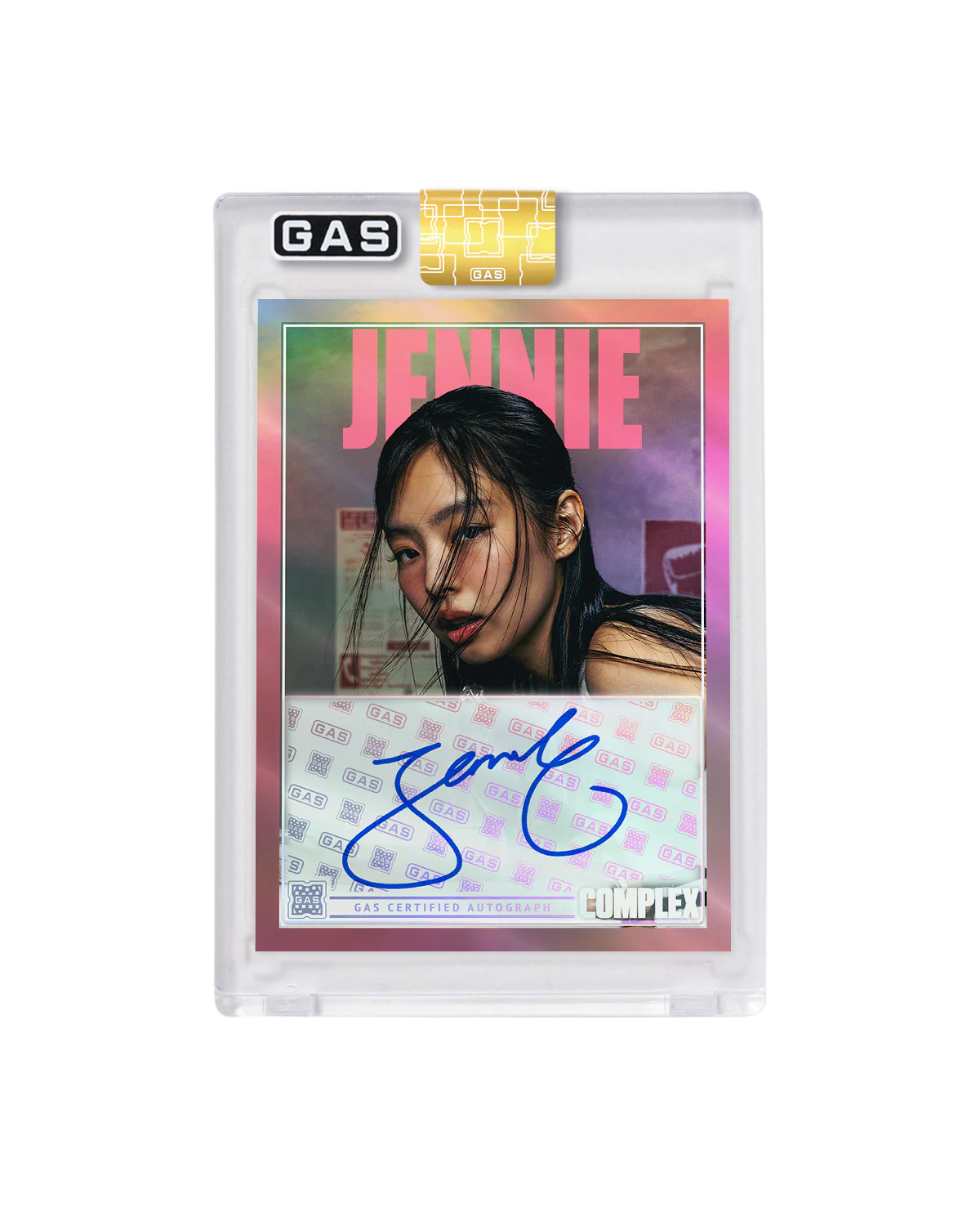Official preorder Jennie Complex Cover x GAS Trading Card — Dumber
