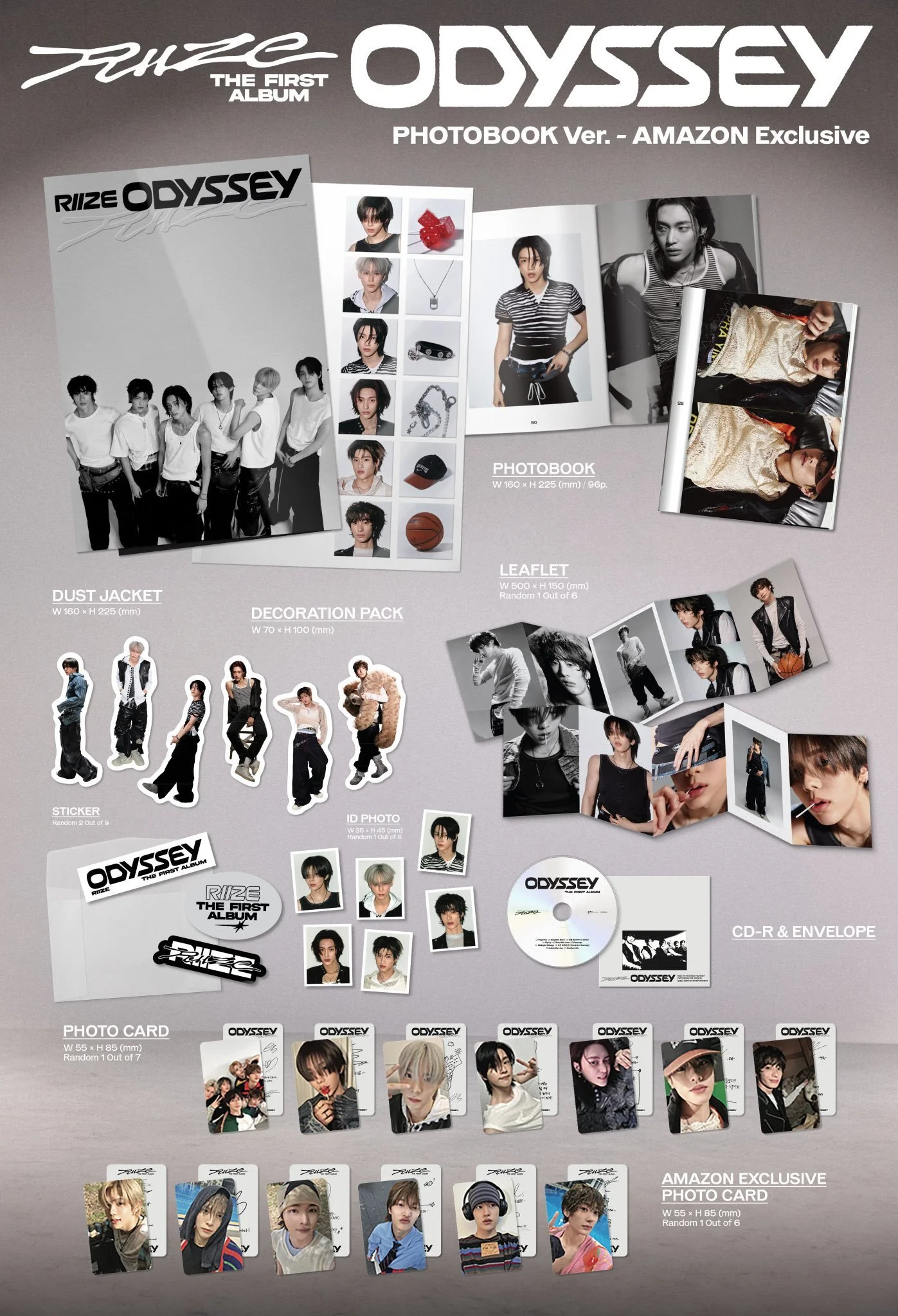 Official preorder RIIZE The 1st Album [ODYSSEY] (PHOTOBOOK Version