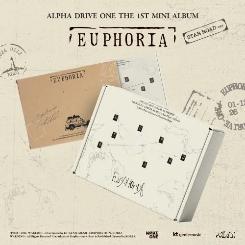 ALPHA DRIVE ONE THE 1ST MINI ALBUM 'EUPHORIA' STAR ROAD version