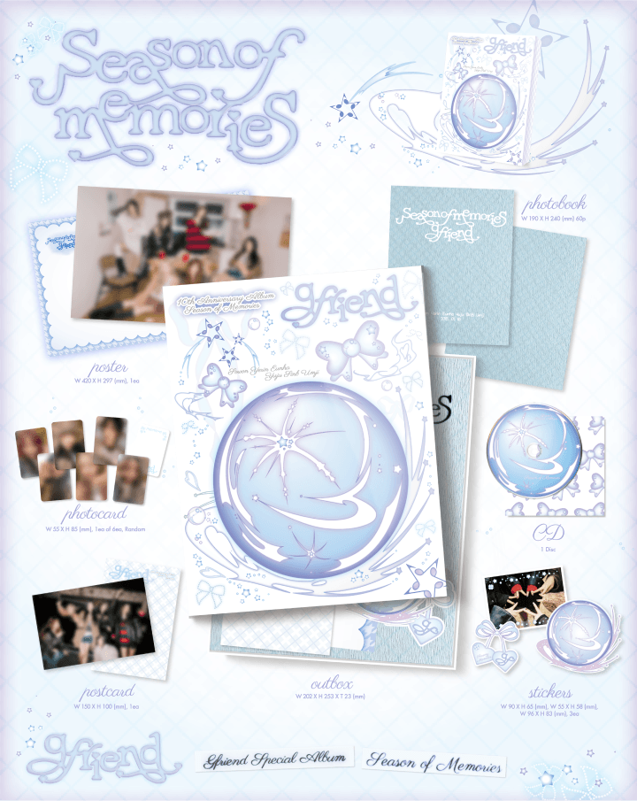 GFRIEND season of memories ブランケット　横浜　新品 Official preorder GFRIEND Special Album 'Season of Memories
