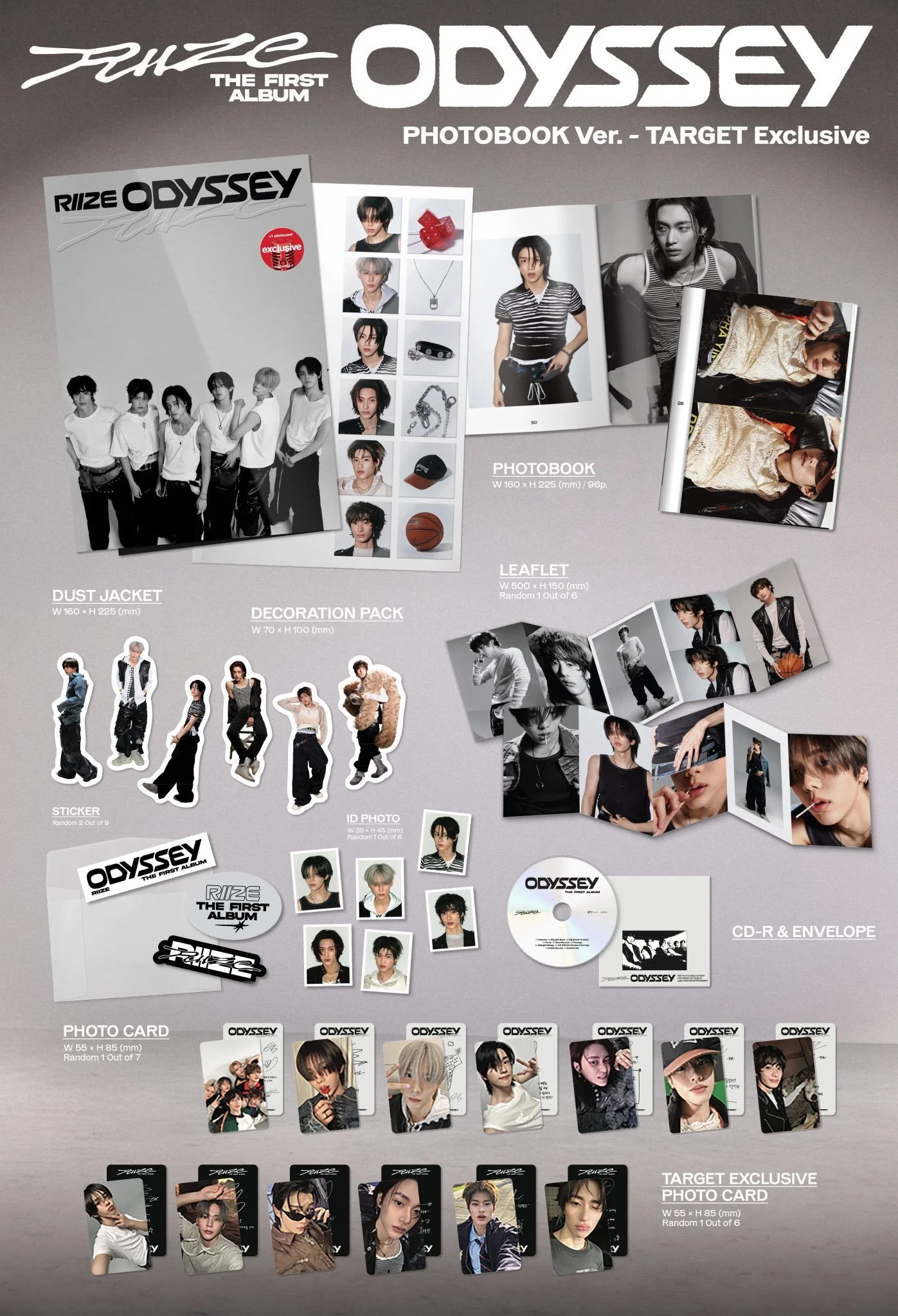 RIIZE アントン ODYSSEY Target US アメリカ RIIZE - RIIZE - The 1st Album 'ODYSSEY' (PHOTO BOOK) (CD