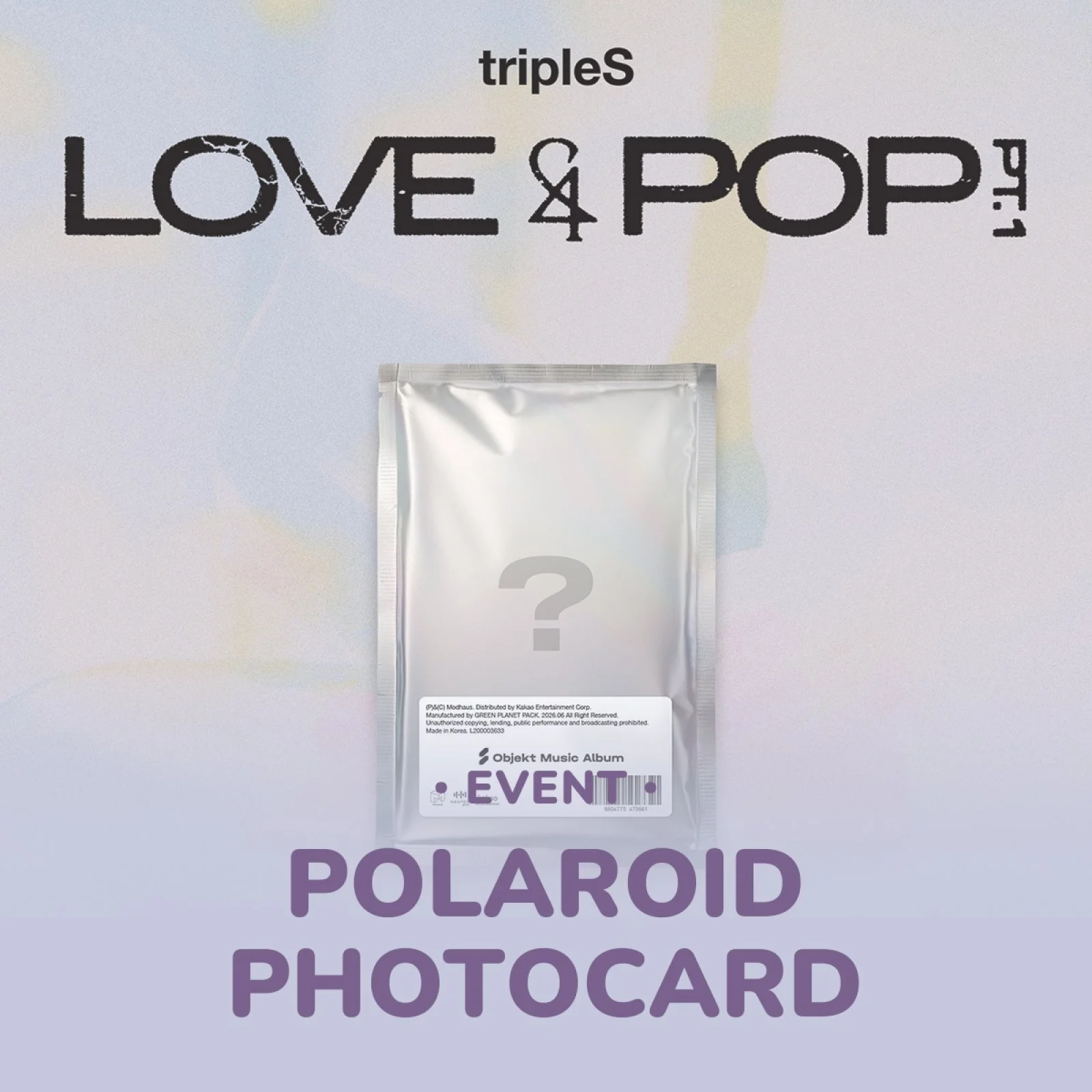 tripleS tripleS <LOVE&POP> pt.1 Objekt Music Album