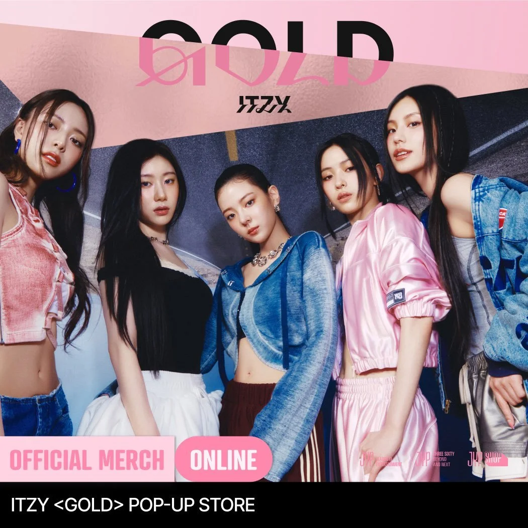 ITZY <GOLD> POP-UP STORE OFFICIAL MERCH ✨