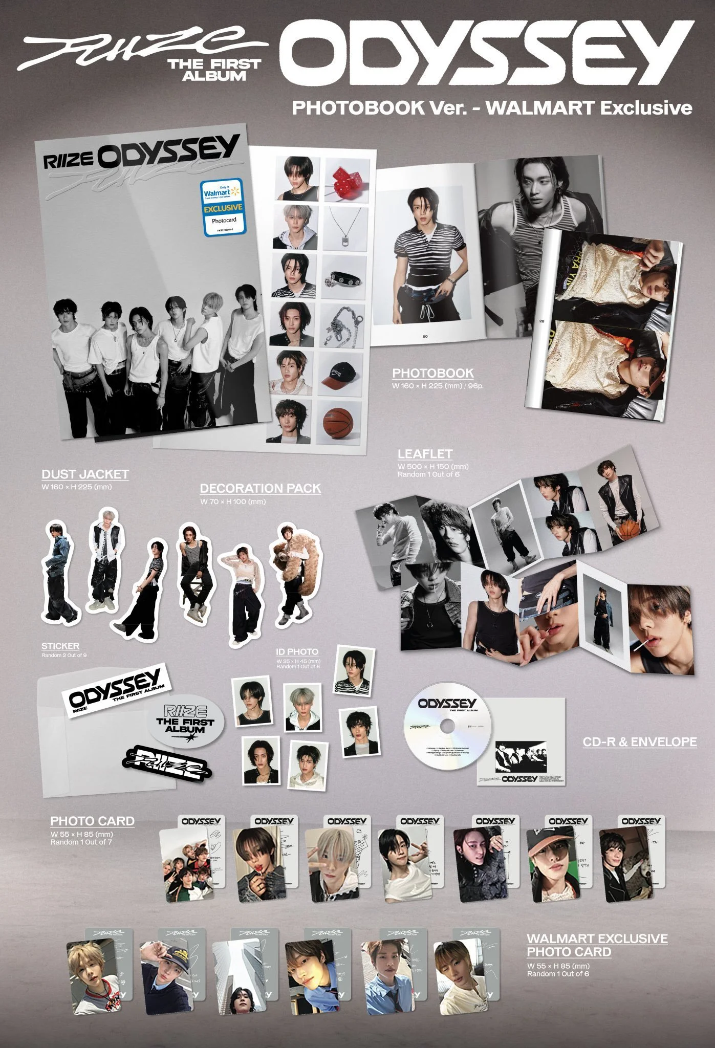 RIIZE アルバム RIIZE - RIIZE - The 1st Album 'ODYSSEY' (PHOTO BOOK) (CD