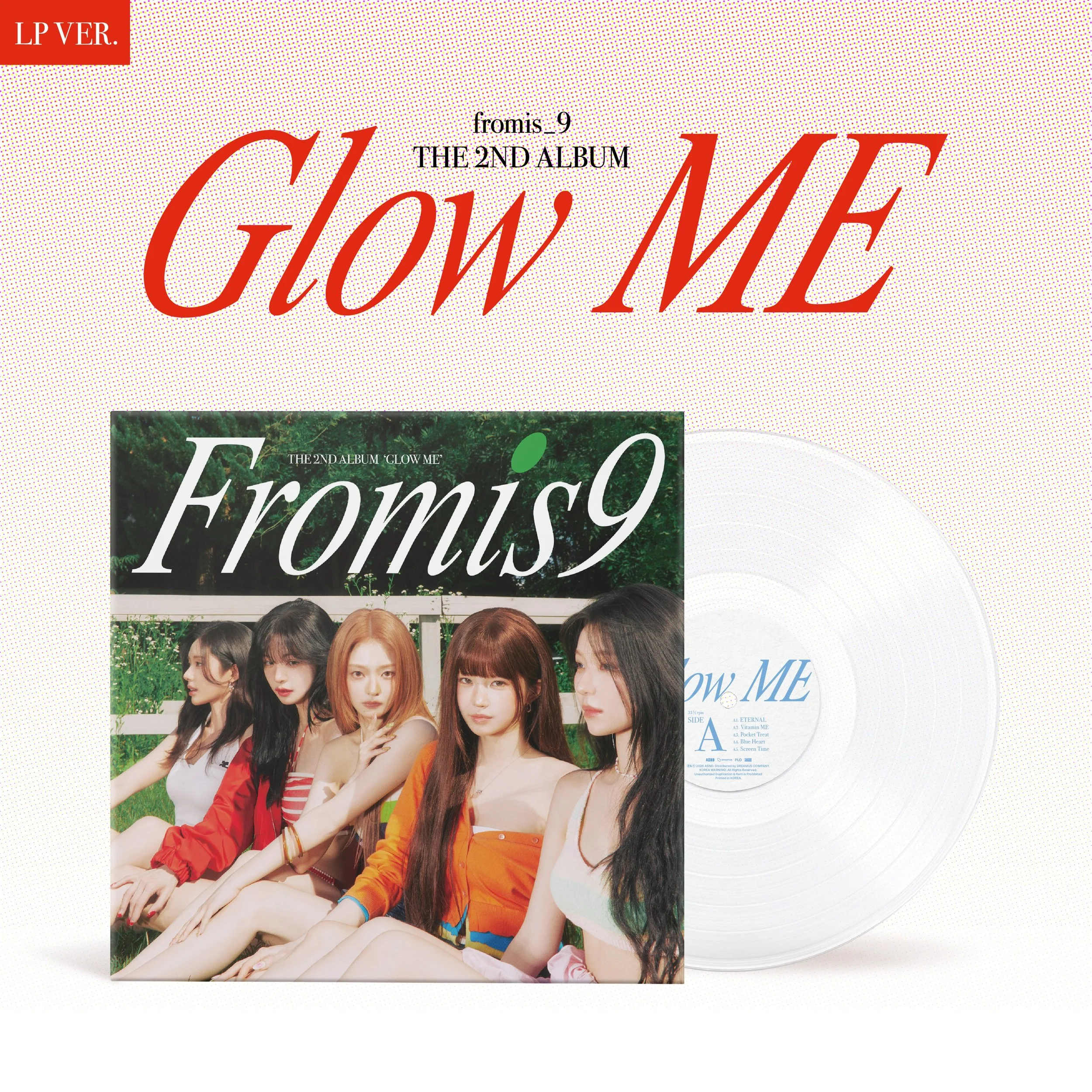 fromis_9 2nd Full Album [Glow ME] LP version