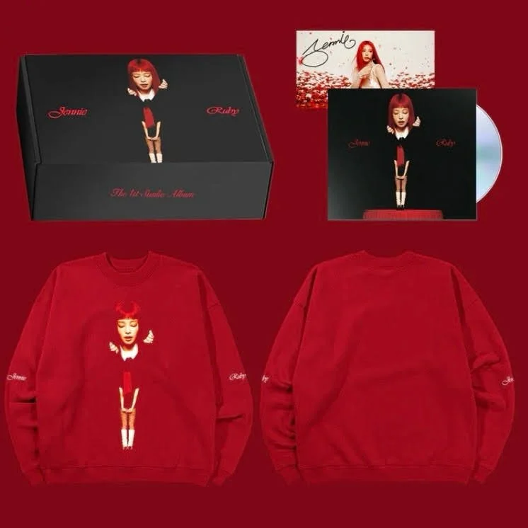 Jennie Signed Ruby CD Box set with sweater (D2C Exclusive)