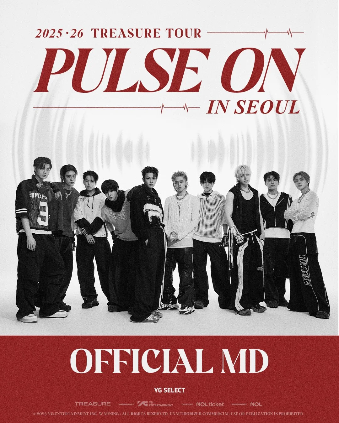 Official preorder 2025-26 TREASURE TOUR [PULSE ON] IN SEOUL