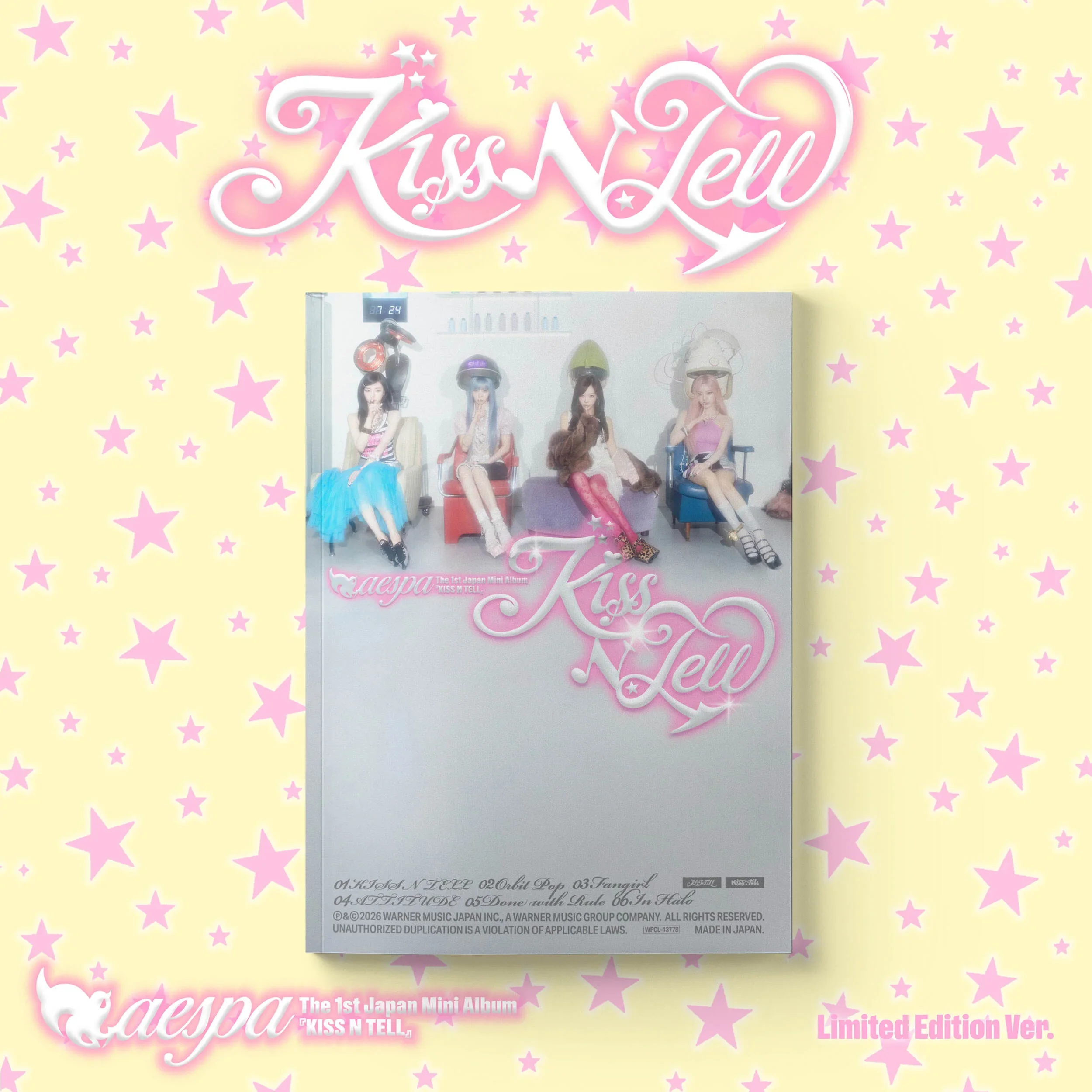 aespa 'KISS N TELL’ 1st Japan Mini Album (Limited Edition)