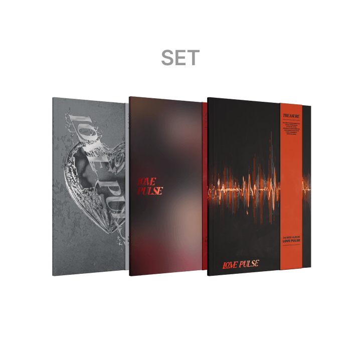 Official preorder TREASURE - 3rd MINI ALBUM [LOVE PULSE] METAL