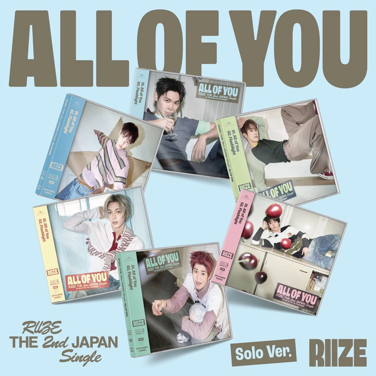 RIIZE The 2nd Japan Single album (Member Solo version)