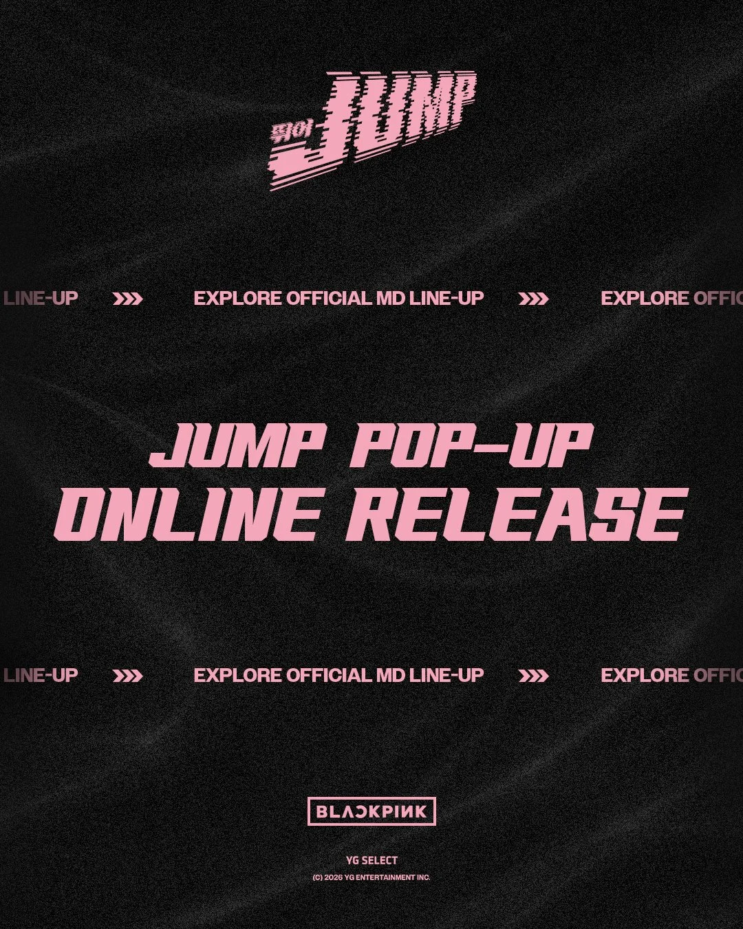 BLACKPINK JUMP POP-UP OFFICIAL MD